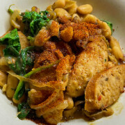 chorizo and white bean stew - robs little chicken
