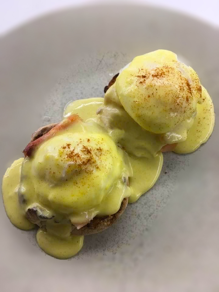 Eggs Benedict over Smoked Salmon