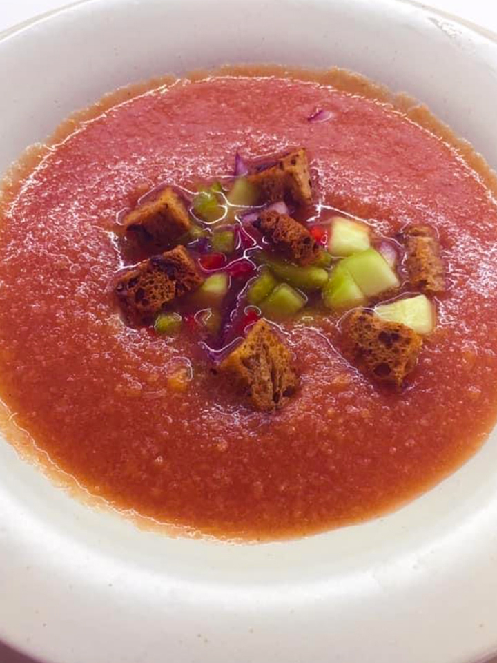 The Best Heirloom Tomato Gazpacho