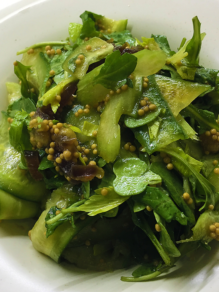 Celery Slaw with Seeds and Dates