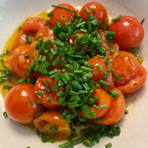 cherry tomato vinaigrette - rob's little kitchen