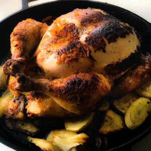skillet roasted chicken - robs little kitchen