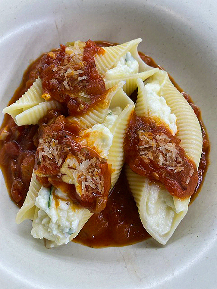 Stuffed Shells with Marinara