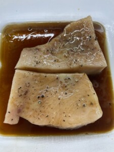swordfish marinating - robs little kitchen