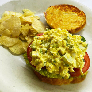 egg salad sandwich - robs little kitchen