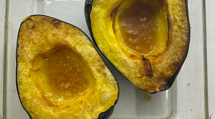 Baked Maple Acorn Squash