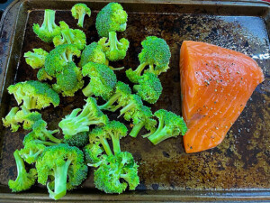 broccoli and salmon - robs little kitchen
