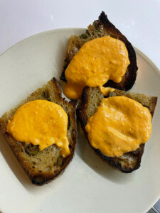 rouille toast - robs little kitchen