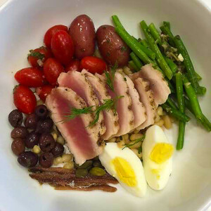 salad nicoise with flgeolet beans - robs little kitchen