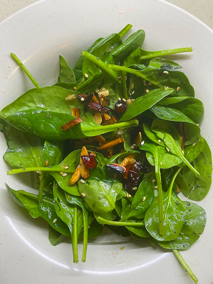 Cranberry Spinach Salad